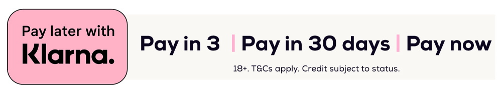 Pay Later with Klarna - Pay in 3 installments