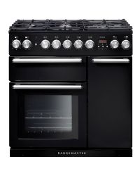 Rangemaster Nexus 90 Dual Fuel Black NEX90DFFBL/C 104680