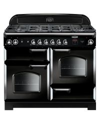 Rangemaster Classic 110 Dual Fuel Black CLA110DFFBL/C 116780