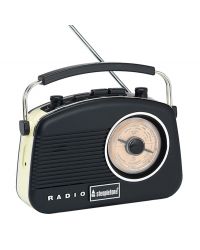 Steepletone Baby Brighton BT Retro Style Radio in Black