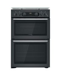 Hotpoint CD67G0C2CA Double Oven Gas Cooker
