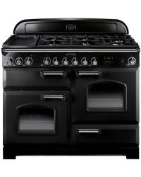 Rangemaster Classic Deluxe 110 Dual Fuel  Black CDL110DFFBL/C 79780