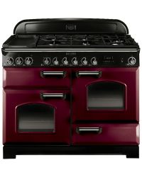 Rangemaster Classic Deluxe 110 Dual Fuel Cranberry CDL110DFFCY/C 84420