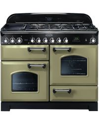 Rangemaster Classic Deluxe 110 Dual Fuel Olive Green CDL110DFFOG/C 100930