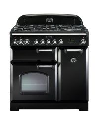 Rangemaster Classic Deluxe 90 Dual Fuel Black CDL90DFFBL/C 80930