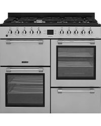 Leisure Cookmaster Range Cooker 100cm Dual Fuel Silver CK100F232S 