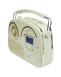 Steepletone Devon Retro Style DAB Radio in Cream