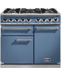 Falcon 1000 Deluxe Range Cooker 100  Dual Fuel China Blue F1000DXDFCA/NM