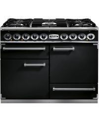 Falcon 1092 Deluxe Range Cooker 110 Dual Fuel Black F1092DXDFBL/CM