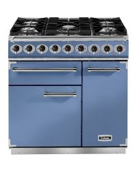 Falcon 900 Deluxe Range Cooker 90 Dual Fuel China Blue F900DXDFCA/NM