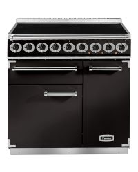 Falcon 900 Deluxe Range Cooker 90 Induction Black  F900DXEIBL/C-EU