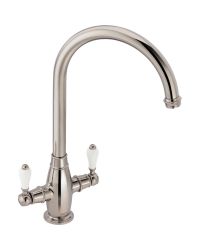 Franke Gloriana Classic Twin Lever Tap Polished Nickel