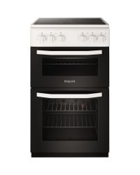 Hotpoint HD5V92KCW Twin Cavity Electric Cooker