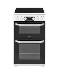 Hotpoint HD5V93CCW Double Oven Electric Cooker