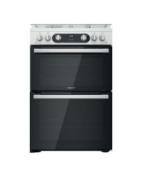 Hotpoint HD67G02CCW Double Oven Lidded Gas Cooker