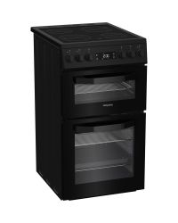 Hotpoint HDE5VDCB Double Oven Electric Cooker