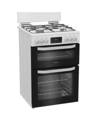 Hotpoint HDG6GDCW Double Oven Lidded Gas Cooker