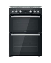 Hotpoint HDM67G0C2CB Double Oven Gas Cooker