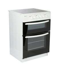 Haden HE60DOMW 60.5cm Double Oven Electric Cooker