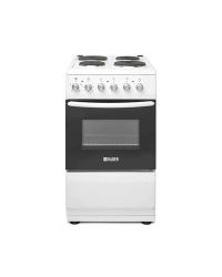Haden HES050W 50cm Electric Cooker with Solid Plate Hob