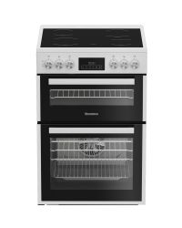 Blomberg HKRN651W 60cm Double Oven Electric Cooker with Vitroceramic Hob