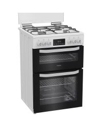 Hotpoint HTG6GDCW Double Oven Lidded Gas Cooker