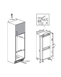 Integrated Fridge Freezer Installation