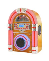 Steepletone JR60 LXA Light Table Top Jukebox