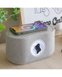 Steepletone Magna Bluetooth Speaker Light Grey 