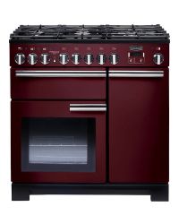 Rangemaster Professional Deluxe 90 Dual Fuel Cranberry PDL90DFFCY/C 97620