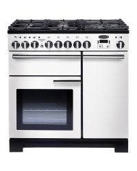 Rangemaster Professional Deluxe 90 Dual Fuel White PDL90DFFWH/C 98960