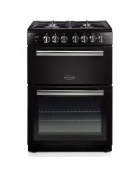 Rangemaster PROPL60DFFBL/C Professional+ 60cm Black Dual Fuel Cooker