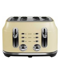 Rangemaster RMCL4S201CM 4 Slice Toaster - Cream