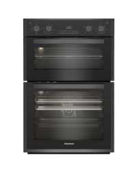 Blomberg RODN9202DX 59.4cm Built In Electric Double Oven - Dark Steel