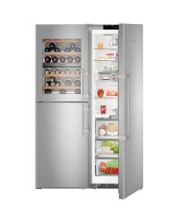 Liebherr SBSes8496 Premium Plus Plumbed Frost Free American Style Fridge Freezer