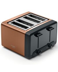 Bosch TAT4P449GB 4 Slice Toaster - Copper