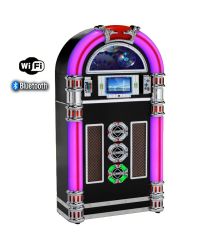 Steepletone Touch Rock 50 MW Black Floor Standing Jukebox