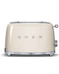 SMEG TSF01CRUK Retro 2 Slice Toaster in Cream