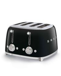 SMEG TSF03BLUK Retro 4 Slice Toaster in Black