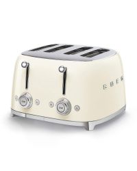 SMEG TSF03CRUK Retro 4 Slice Toaster in Cream