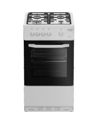 Zenith ZE501W 50cm Gas Single Oven with Gas Hob