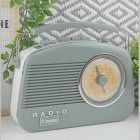 Steepletone Brighton Retro Style Radio in Grey
