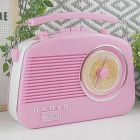 Steepletone Brighton Retro Style Radio in Pink