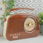 Steepletone Brighton Retro Style Radio in wood