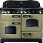 Rangemaster Classic Deluxe 110 Induction Olive Green CDL110EIOG/C 100950