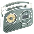 Steepletone Devon Retro Style DAB Radio in Grey