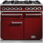 Falcon 1000 Deluxe  Range Cooker 100 Dual Fuel Cherry Red F1000DXDFRD/NM 