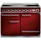 Falcon 1092 Deluxe Range Cooker Cherry Red 110 Induction F1092DXEIRD/N-EU