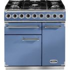 Falcon 900 Deluxe Range Cooker 90 Dual Fuel China Blue F900DXDFCA/NM