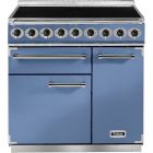 Falcon 900 Deluxe Range Cooker 90 Induction China Blue F900DXEICA/N-EU